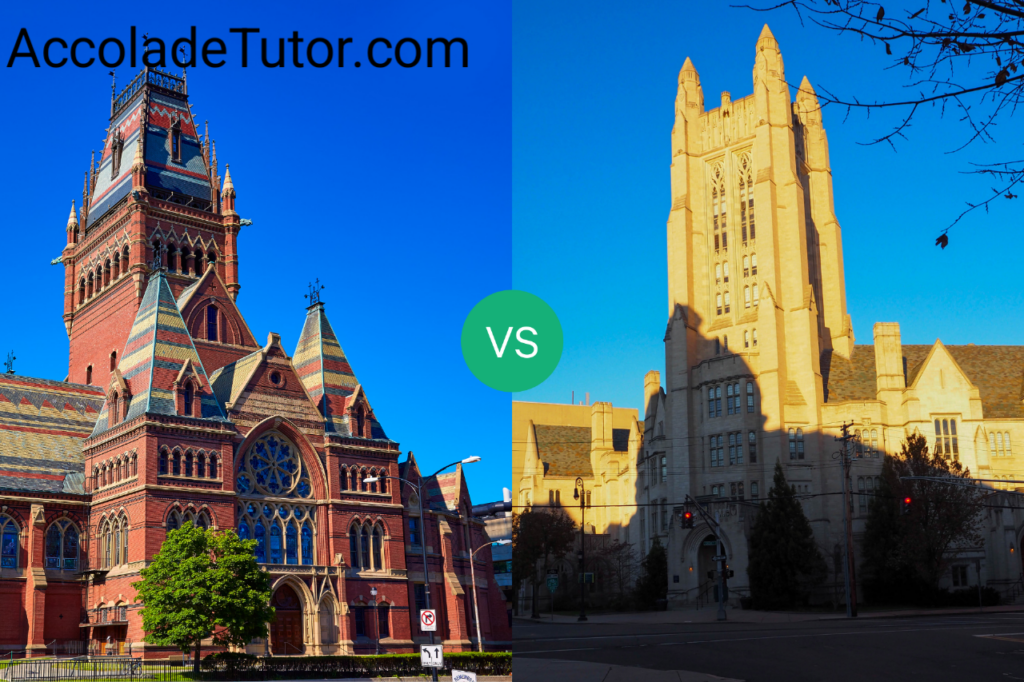 yale university vs harvard